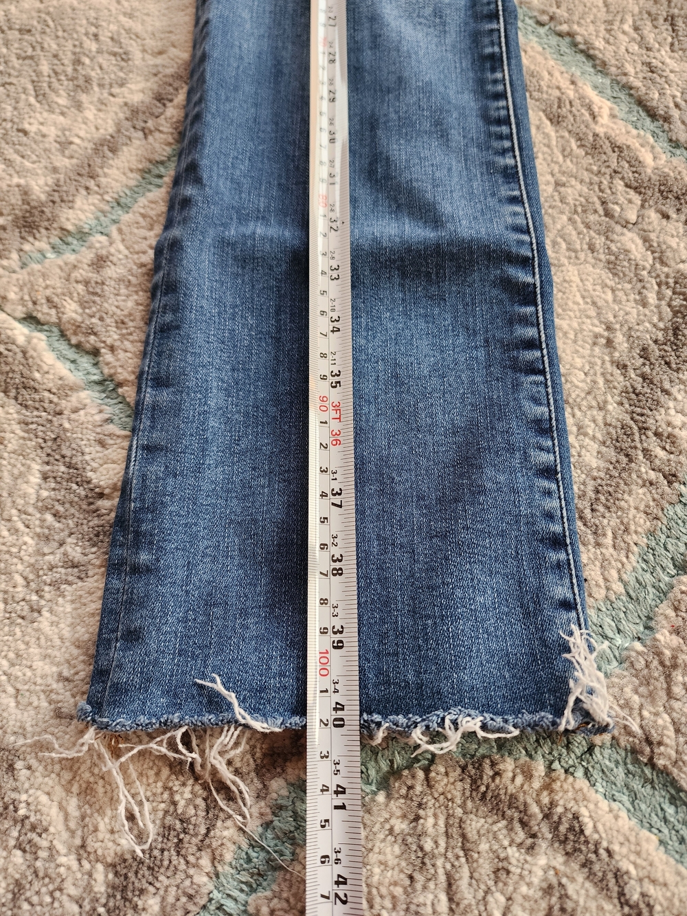 FRAME Le High Straight Long Denim Jeans Women’s Size 29 High Rise Stretch - Picture 14 of 16